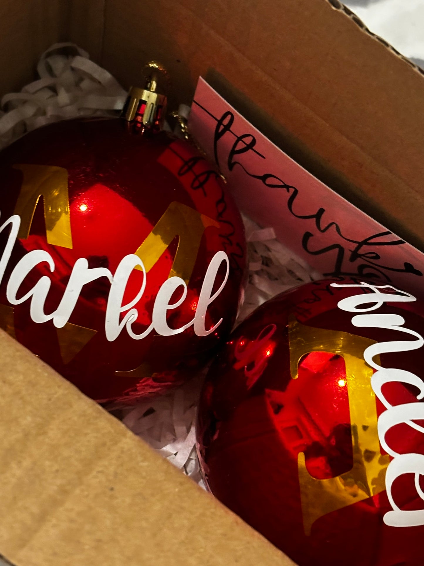 Esferas personalizadas navideƱas