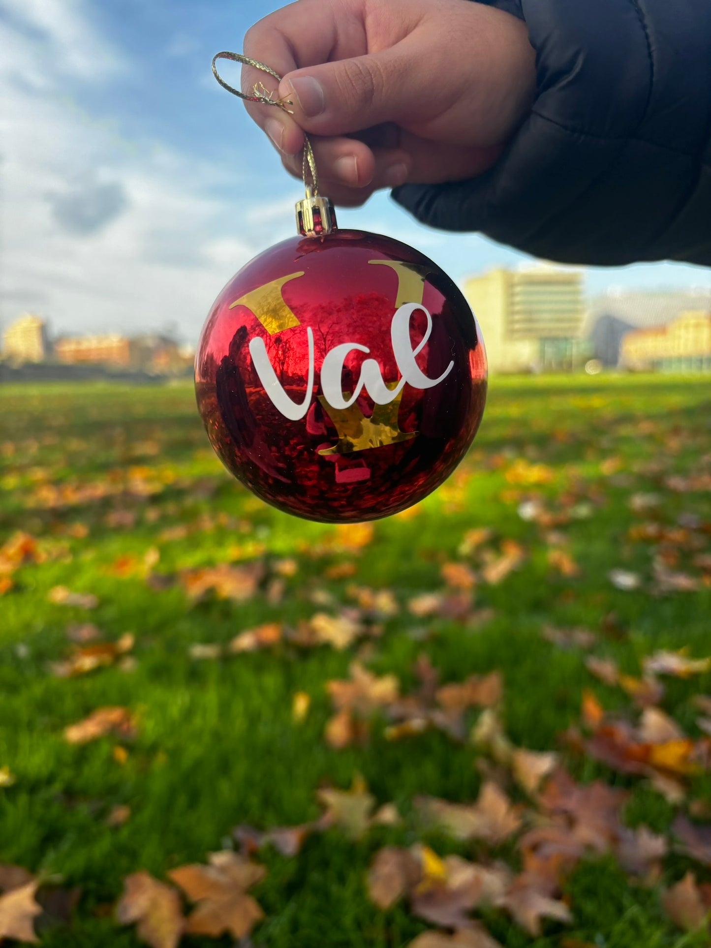 Esferas personalizadas navideƱas