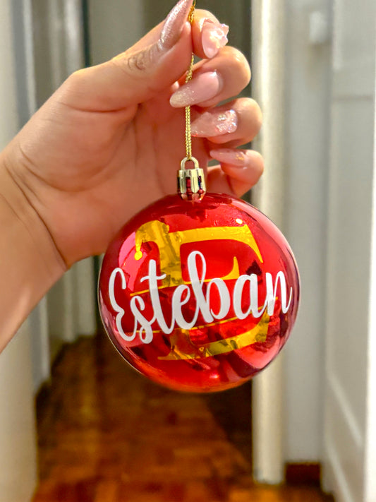 Esferas personalizadas navideñas